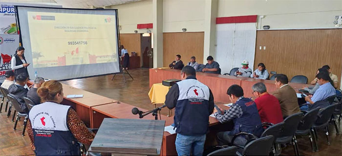 Fortalecen capacidades de los comités de seguridad ciudadana en el marco del SINASEC